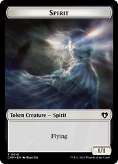 Spirit (0010) // Construct (0041) Double-Sided Token [Commander Masters Tokens] | Pegasus Games WI