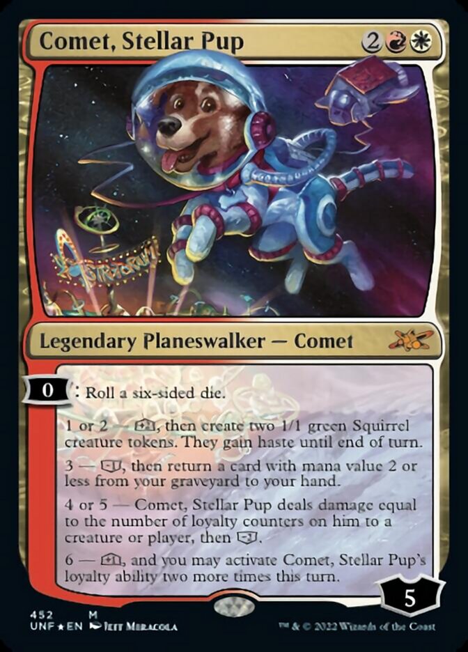 Comet, Stellar Pup (Galaxy Foil) [Unfinity] | Pegasus Games WI