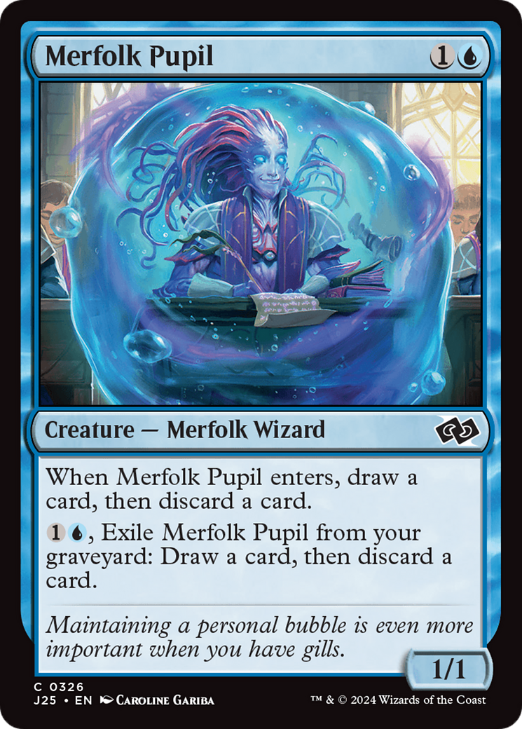 Merfolk Pupil [Foundations Jumpstart] | Pegasus Games WI