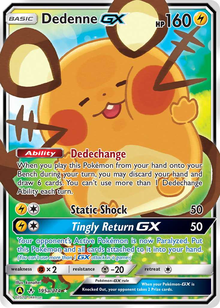 Dedenne GX (195a/214) [Alternate Art Promos] | Pegasus Games WI