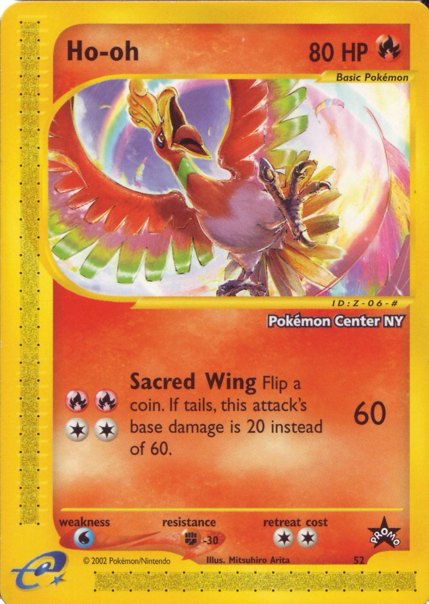 Ho-oh (52) (Pokemon Center NY Promo) [Wizards of the Coast: Black Star Promos] | Pegasus Games WI