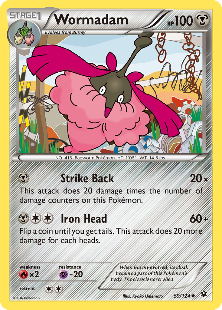 Wormadam (59/124) [XY: Fates Collide] | Pegasus Games WI