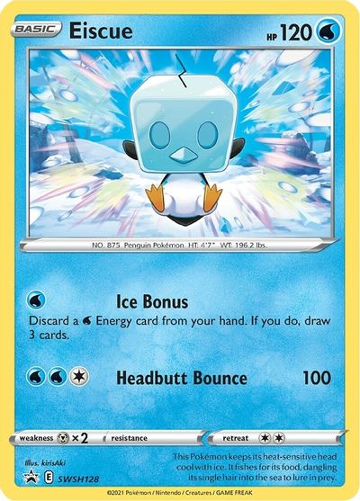 Eiscue (SWSH128) [Sword & Shield: Black Star Promos] | Pegasus Games WI
