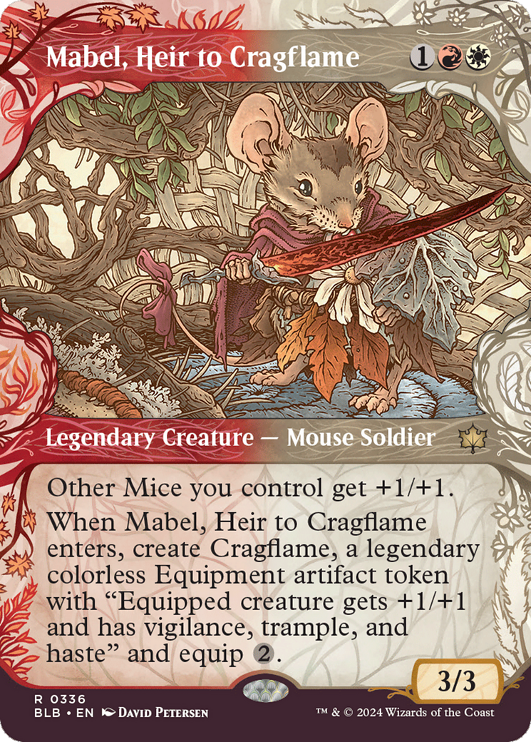 Mabel, Heir to Cragflame (Showcase) [Bloomburrow] | Pegasus Games WI