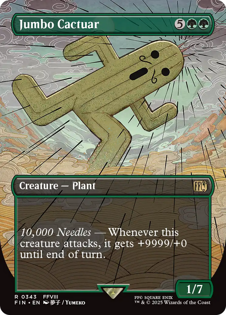 Jumbo Cactuar (Borderless) [FINAL FANTASY] | Pegasus Games WI