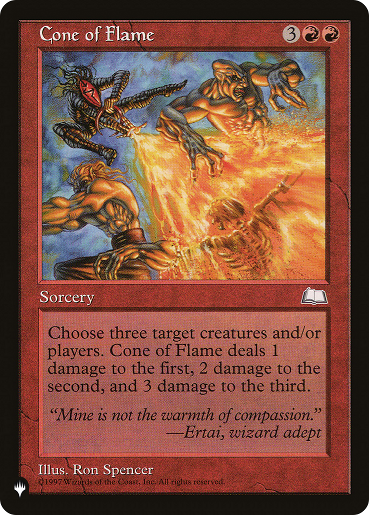 Cone of Flame [The List] | Pegasus Games WI