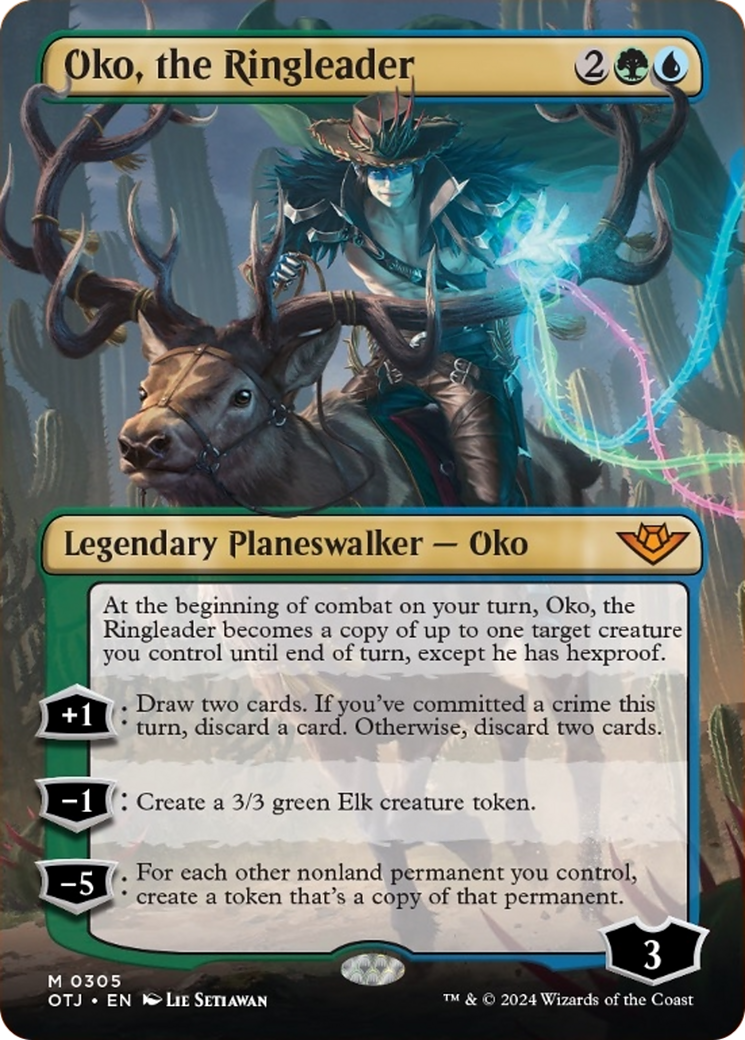 Oko, the Ringleader (Borderless) [Outlaws of Thunder Junction] | Pegasus Games WI