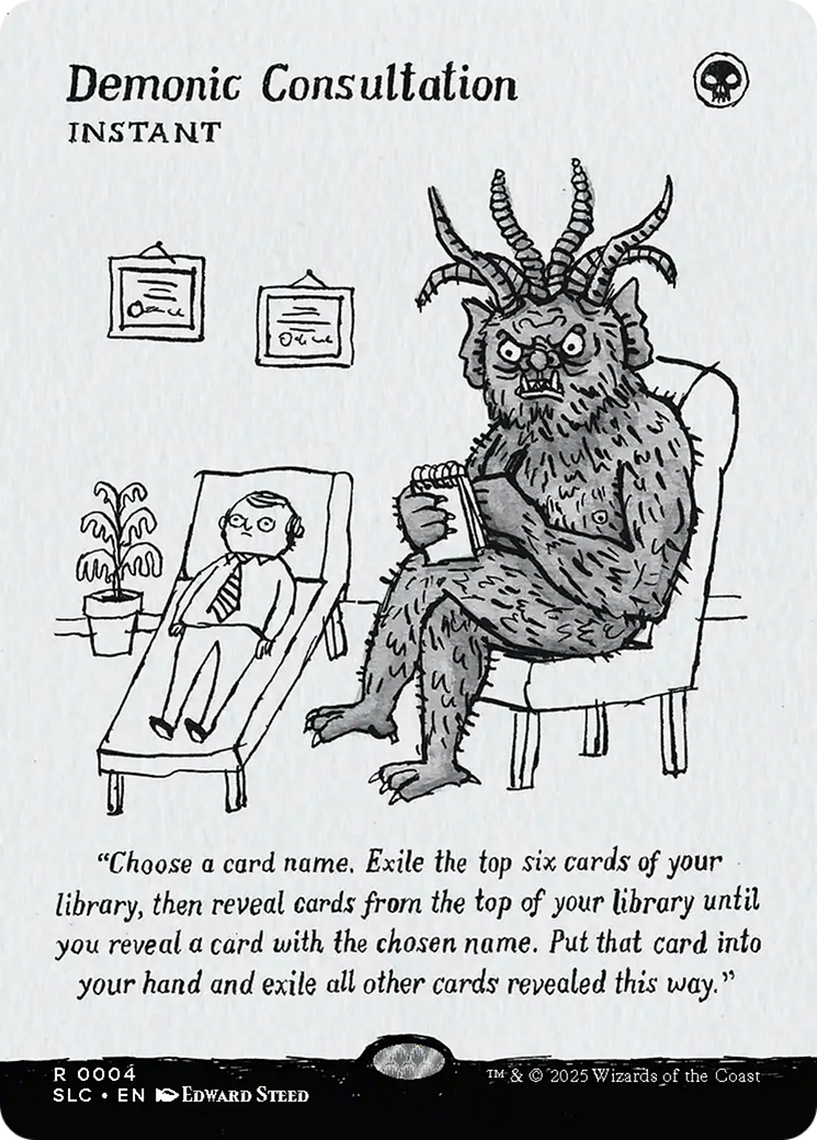 Demonic Consultation [Secret Lair Countdown Kit] | Pegasus Games WI