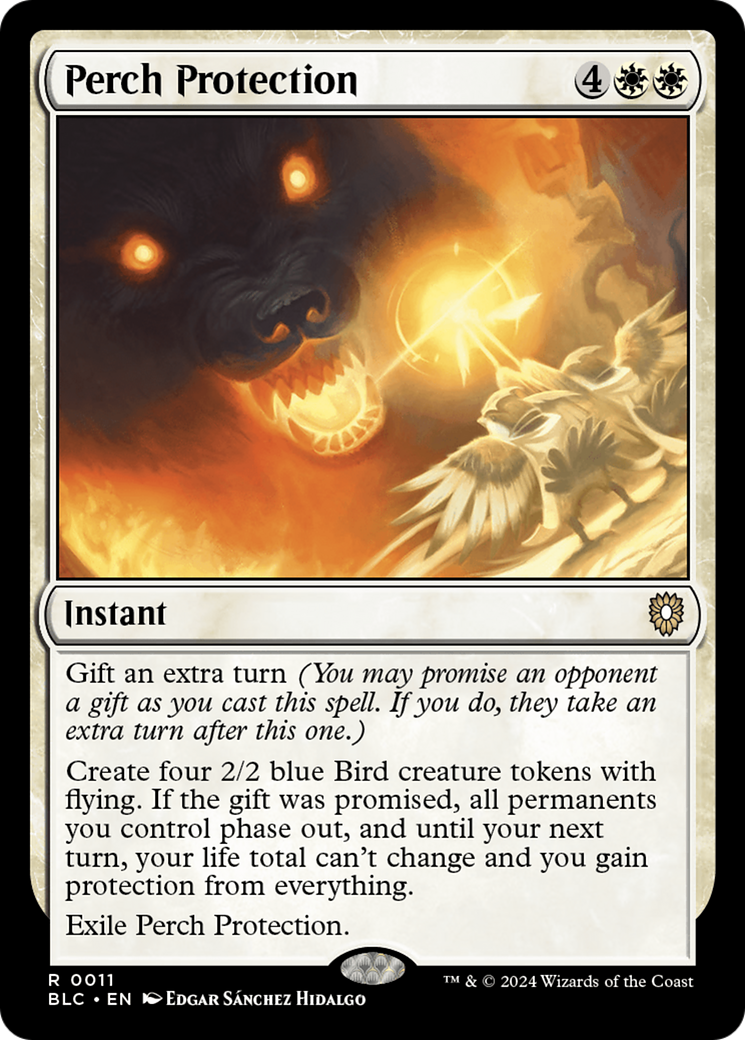 Perch Protection [Bloomburrow Commander] | Pegasus Games WI