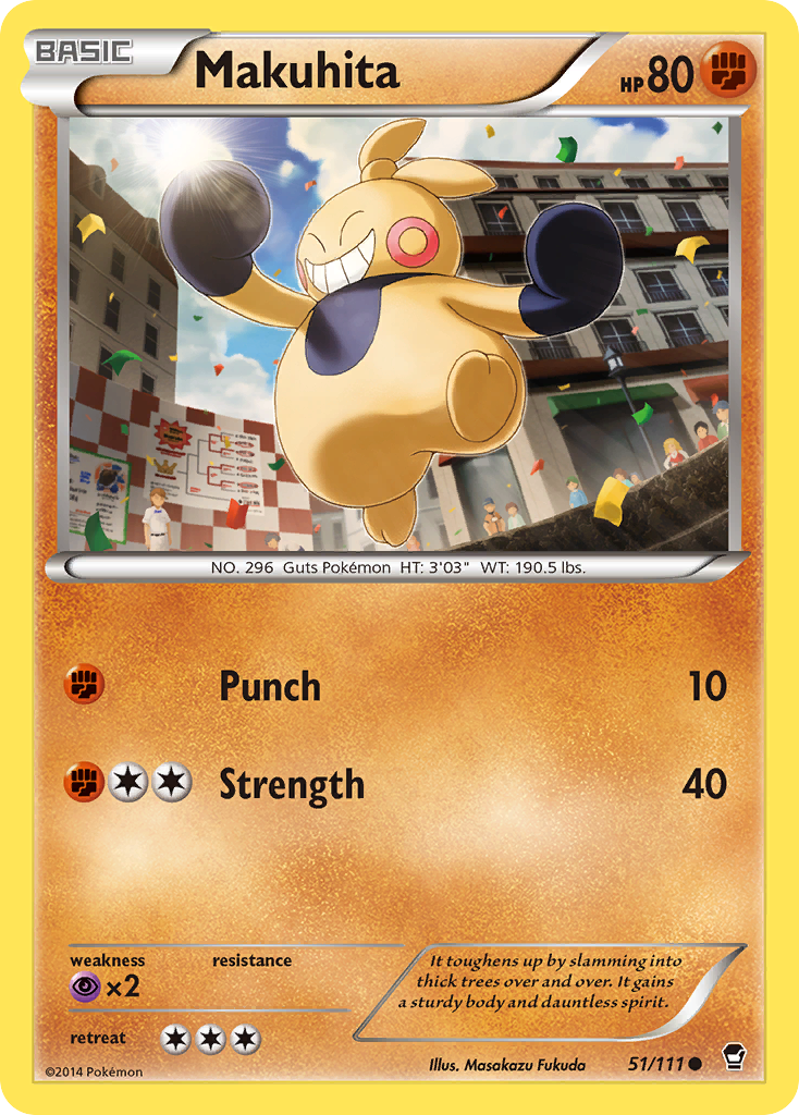 Makuhita (51/111) [XY: Furious Fists] | Pegasus Games WI