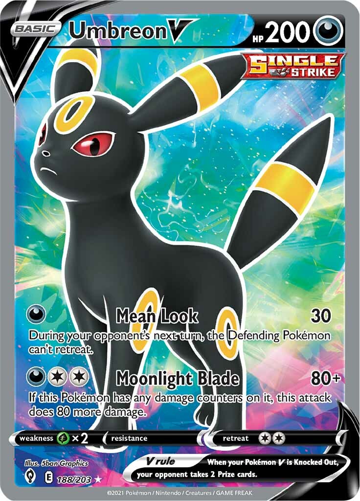 Umbreon V (188/203) [Sword & Shield: Evolving Skies] | Pegasus Games WI