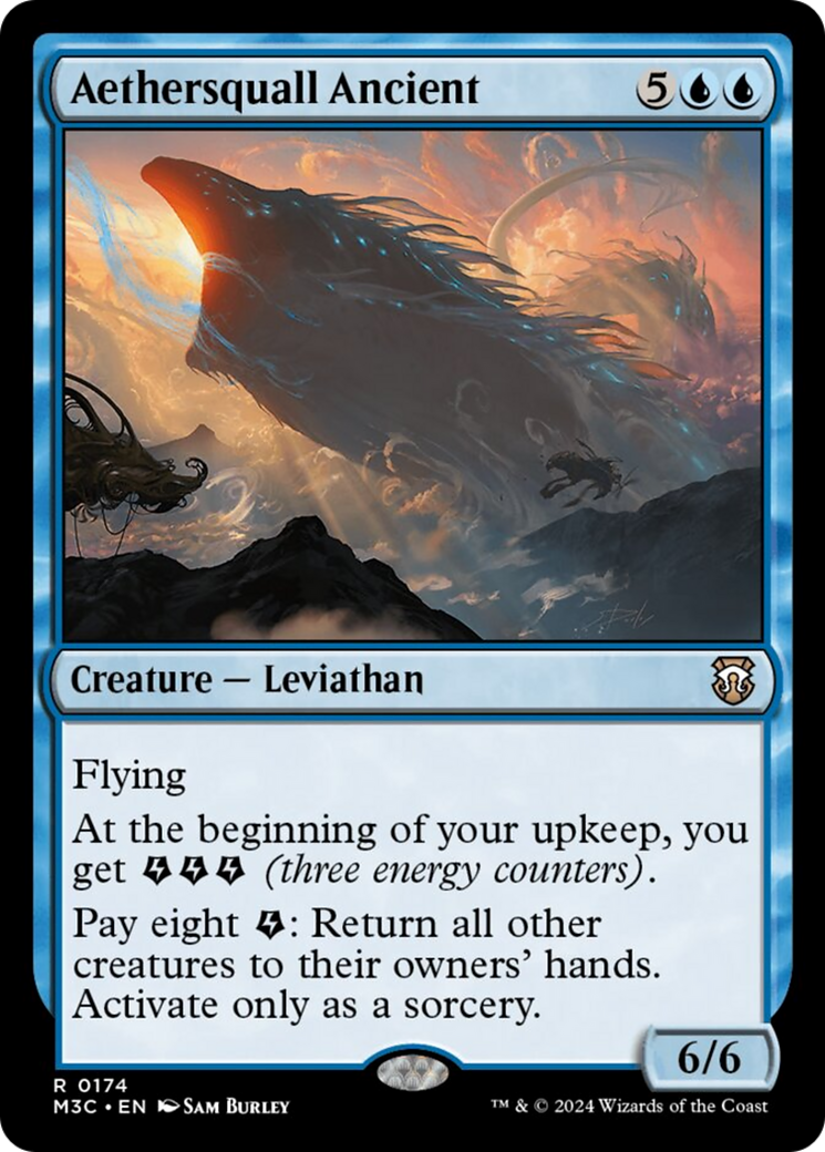 Aethersquall Ancient (Ripple Foil) [Modern Horizons 3 Commander] | Pegasus Games WI