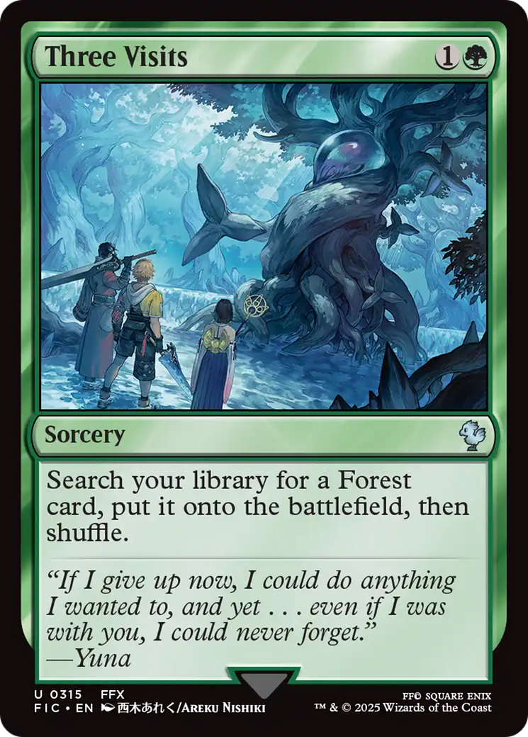 Three Visits [FINAL FANTASY Commander] | Pegasus Games WI