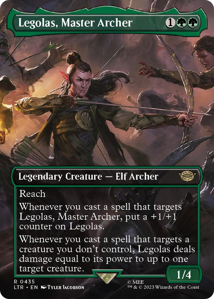 Legolas, Master Archer (Borderless Alternate Art) [The Lord of the Rings: Tales of Middle-Earth] | Pegasus Games WI