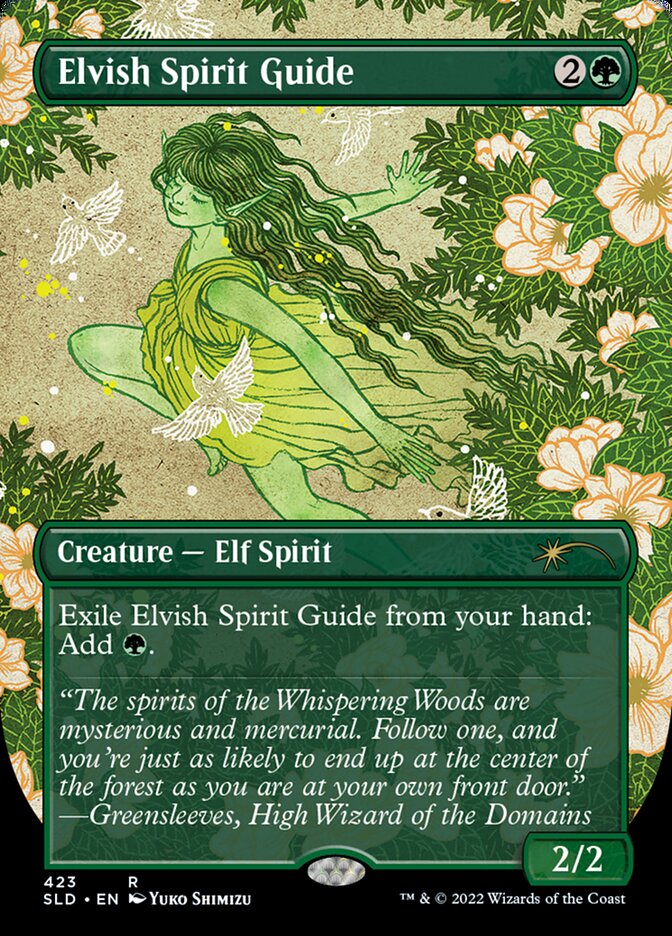 Elvish Spirit Guide (Borderless) [Secret Lair Drop Series] | Pegasus Games WI