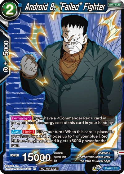 Android 8, "Failed" Fighter (Championship Pack 2022 Vol.2) (P-421) [Promotion Cards] | Pegasus Games WI