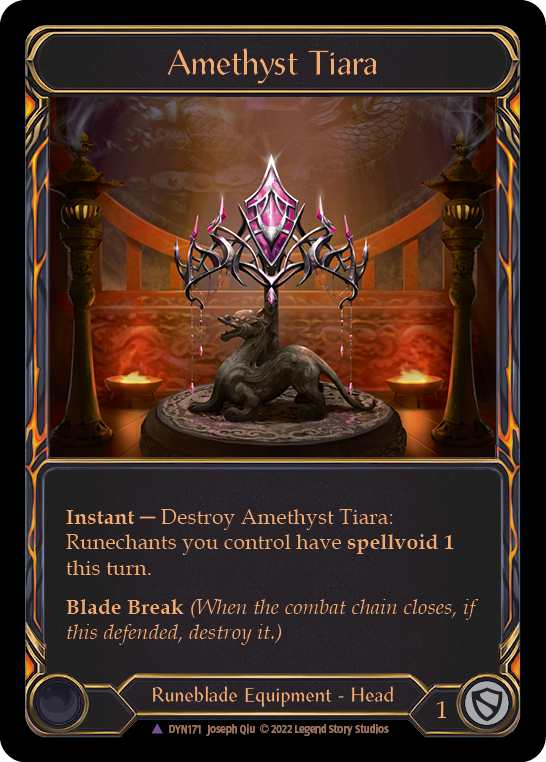 Amethyst Tiara (Marvel) [DYN171] (Dynasty)  Cold Foil | Pegasus Games WI