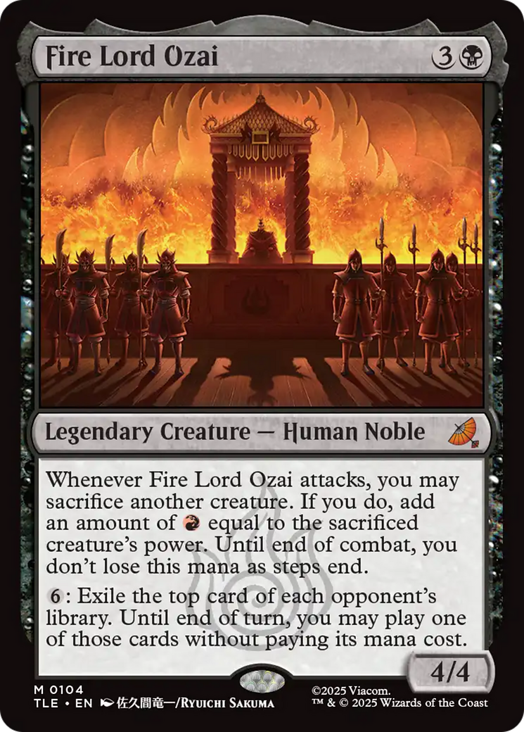 Fire Lord Ozai [Avatar: The Last Airbender: Eternal-Legal] | Pegasus Games WI