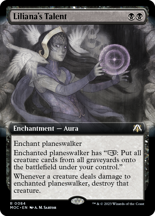 Liliana's Talent (Extended Art) [March of the Machine Commander] | Pegasus Games WI