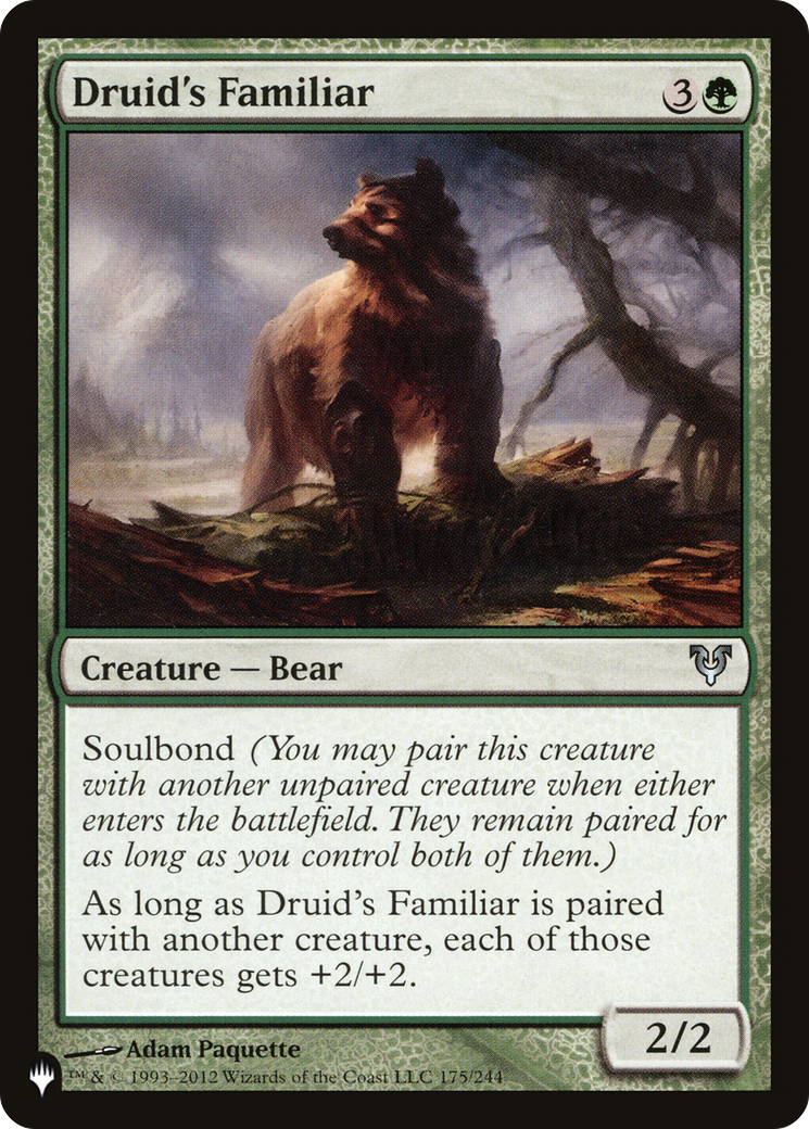 Druid's Familiar [The List] | Pegasus Games WI