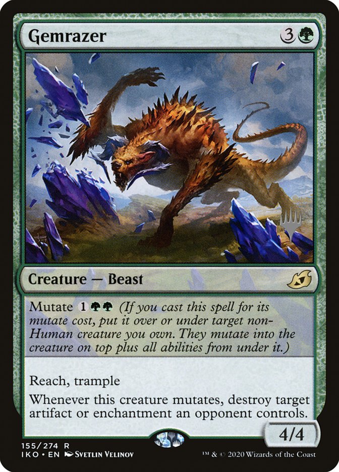 Gemrazer (Promo Pack) [Ikoria: Lair of Behemoths Promos] | Pegasus Games WI