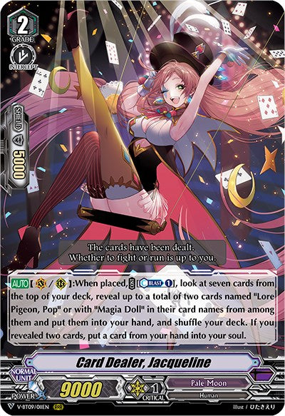 Card Dealer, Jacqueline (V-BT09/011EN) [Butterfly d'Moonlight] | Pegasus Games WI