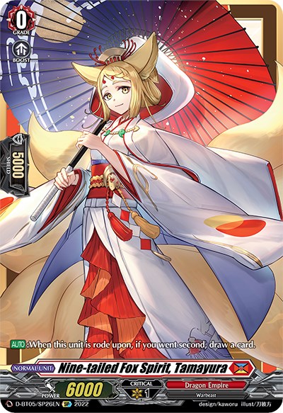 Nine-tailed Fox Spirit, Tamayura (D-BT05/SP26EN) [Triumphant Return of the Brave Heroes] | Pegasus Games WI