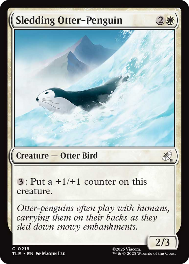 Sledding Otter-Penguin [Avatar: The Last Airbender: Eternal-Legal] | Pegasus Games WI