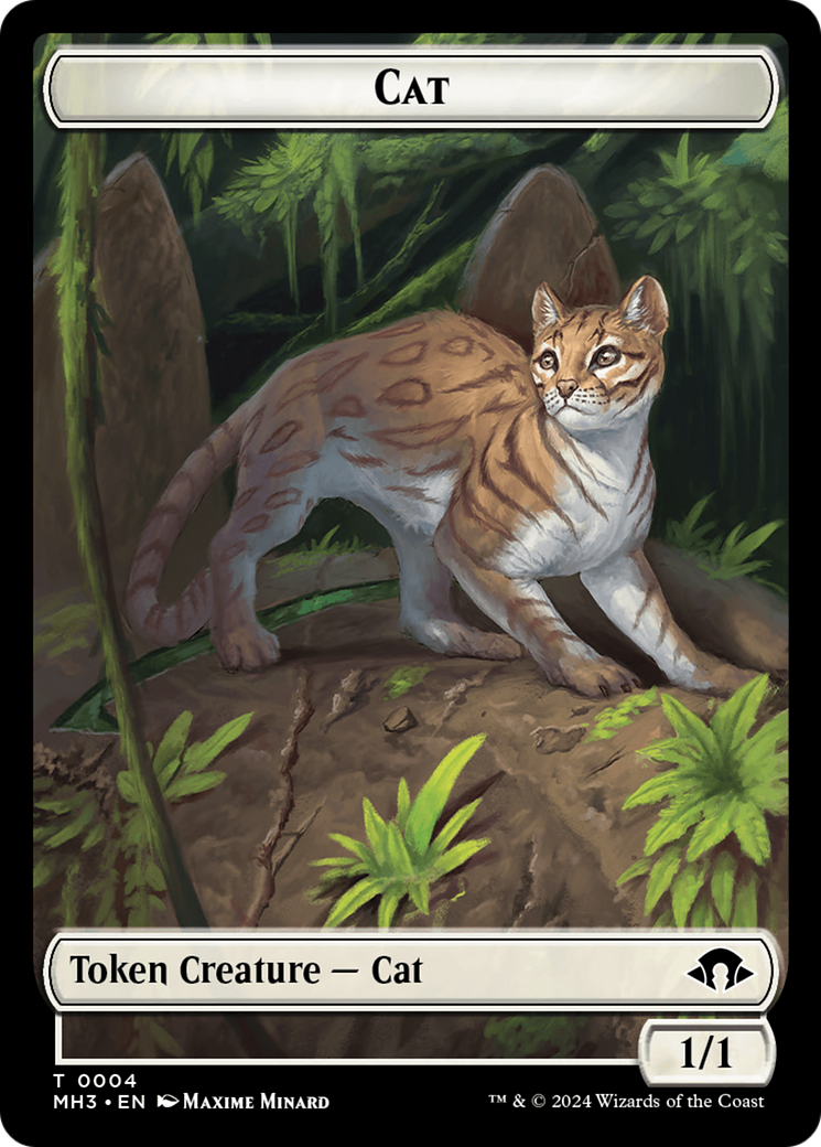 Cat // Energy Reserve Double-Sided Token [Modern Horizons 3 Tokens] | Pegasus Games WI