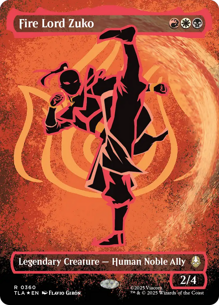 Fire Lord Zuko (Borderless Battle Pose) [Avatar: The Last Airbender] | Pegasus Games WI