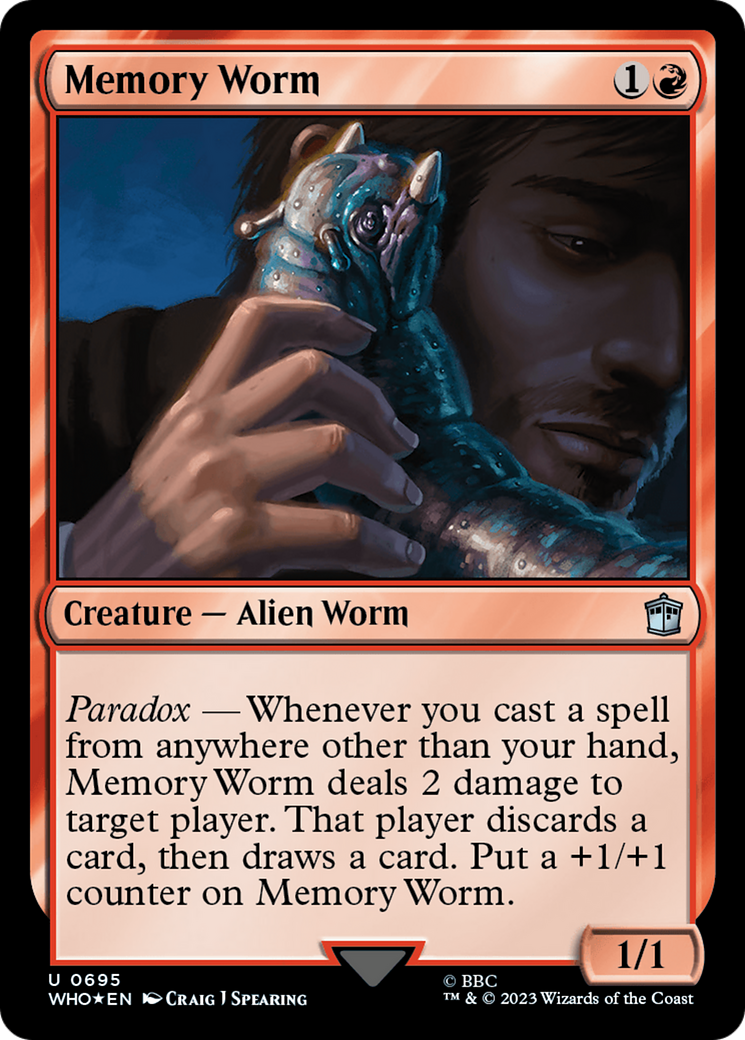 Memory Worm (Surge Foil) [Doctor Who] | Pegasus Games WI