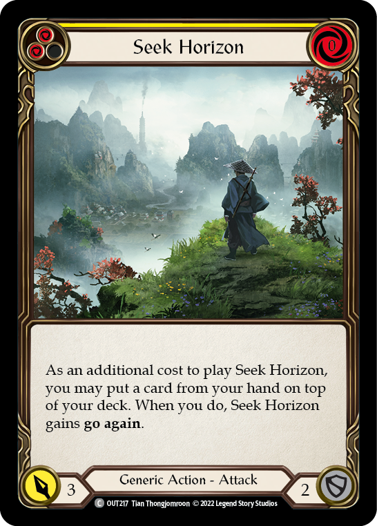 Seek Horizon (Yellow) [OUT217] (Outsiders) | Pegasus Games WI