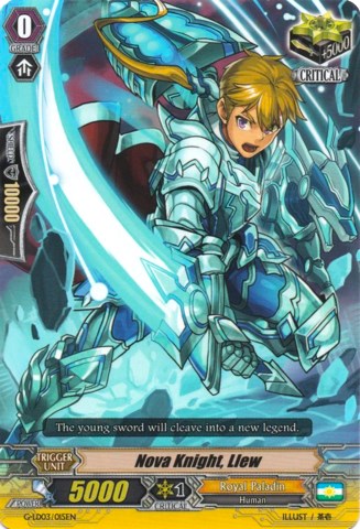 Nova Knight, Llew (G-LD03/015EN) [G-Legend Deck Vol.3: The Blaster] | Pegasus Games WI
