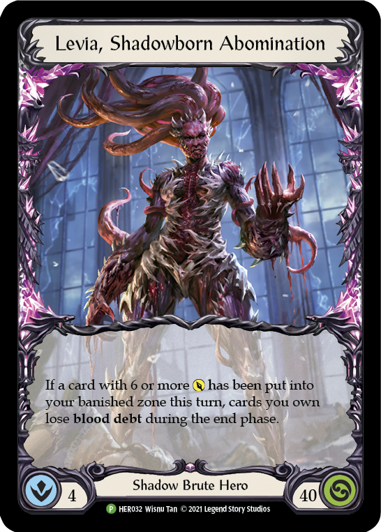 Levia, Shadowborn Abomination [HER032] (Promo)  Cold Foil | Pegasus Games WI