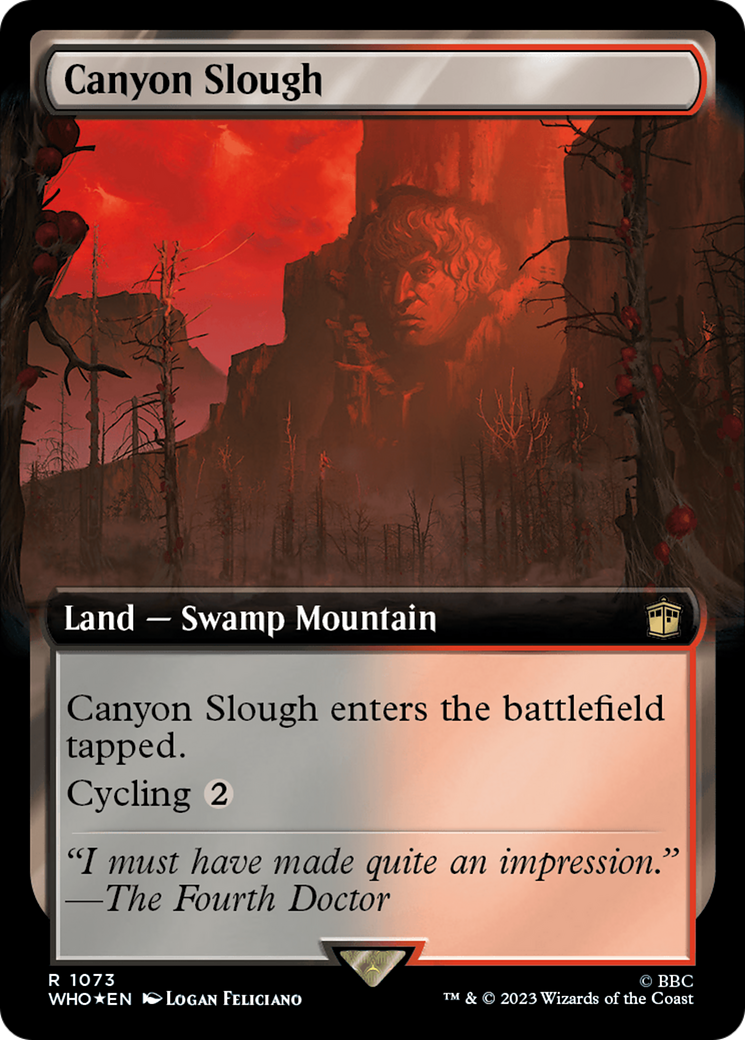 Canyon Slough (Extended Art) (Surge Foil) [Doctor Who] | Pegasus Games WI