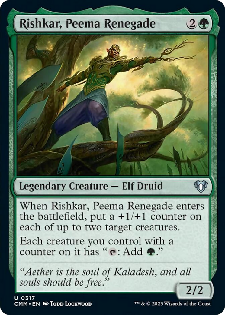 Rishkar, Peema Renegade [Commander Masters] | Pegasus Games WI