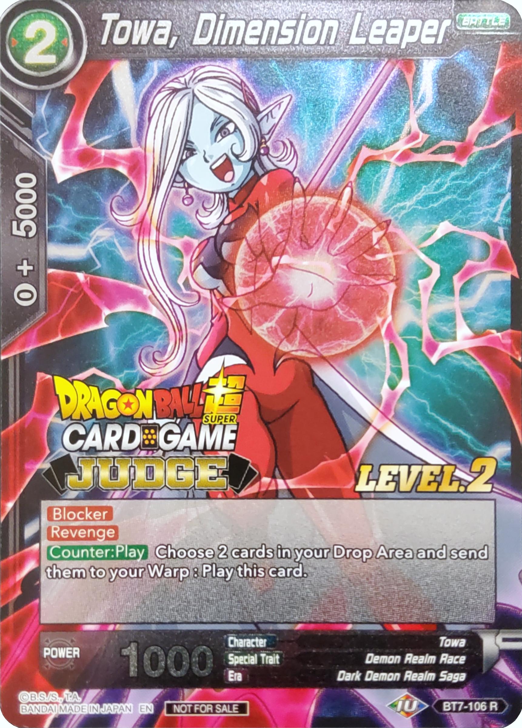 Towa, Dimension Leaper (Level 2) (BT7-106) [Judge Promotion Cards] | Pegasus Games WI