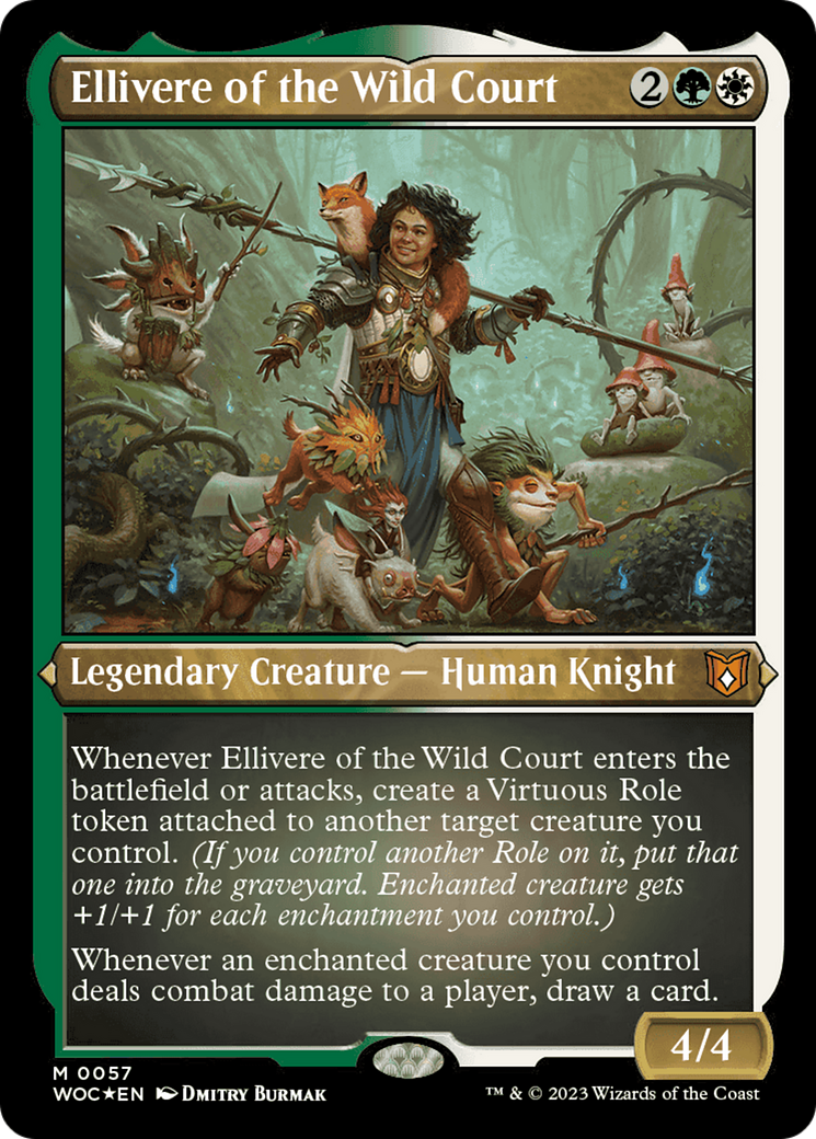 Ellivere of the Wild Court (Display Commander) [Wilds of Eldraine Commander] | Pegasus Games WI