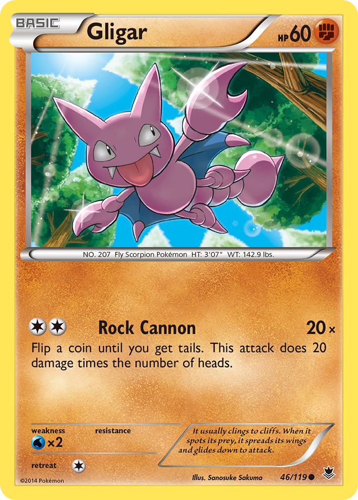 Gligar (46/119) [XY: Phantom Forces] | Pegasus Games WI
