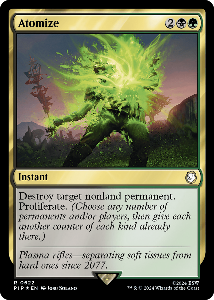 Atomize (Surge Foil) [Fallout] | Pegasus Games WI