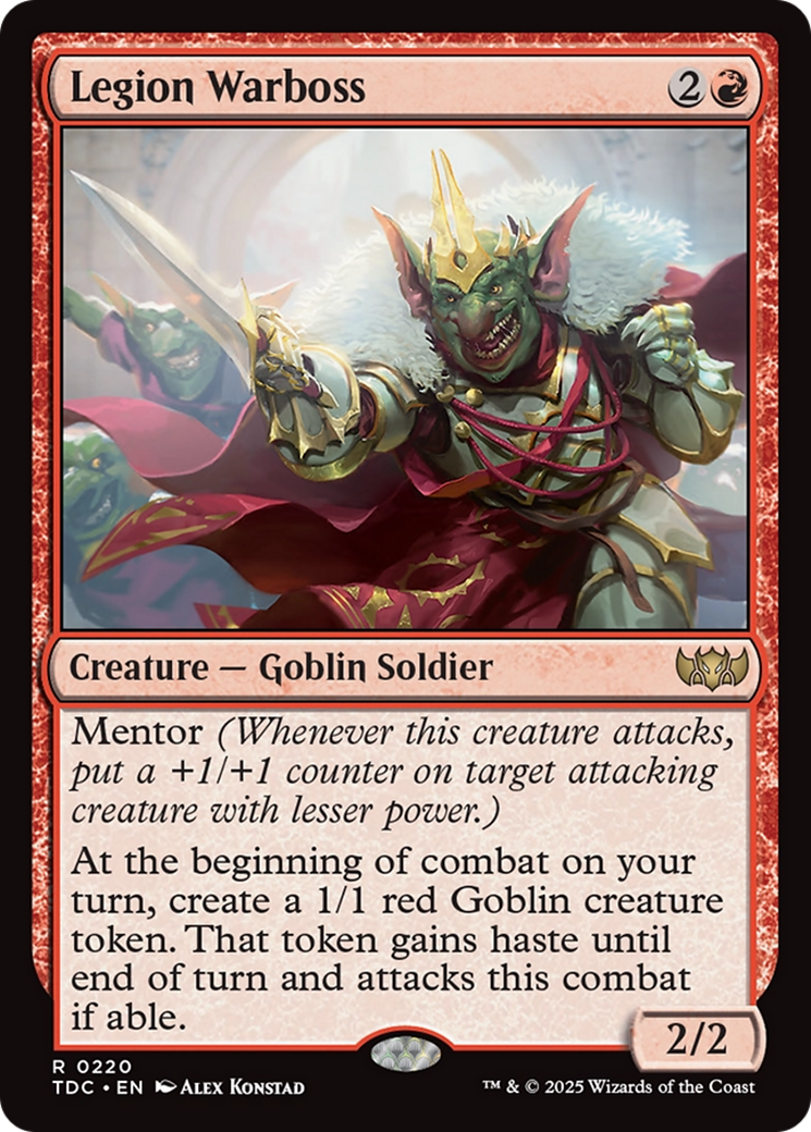 Legion Warboss [Tarkir: Dragonstorm Commander] | Pegasus Games WI
