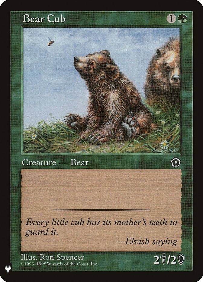 Bear Cub [Mystery Booster] | Pegasus Games WI