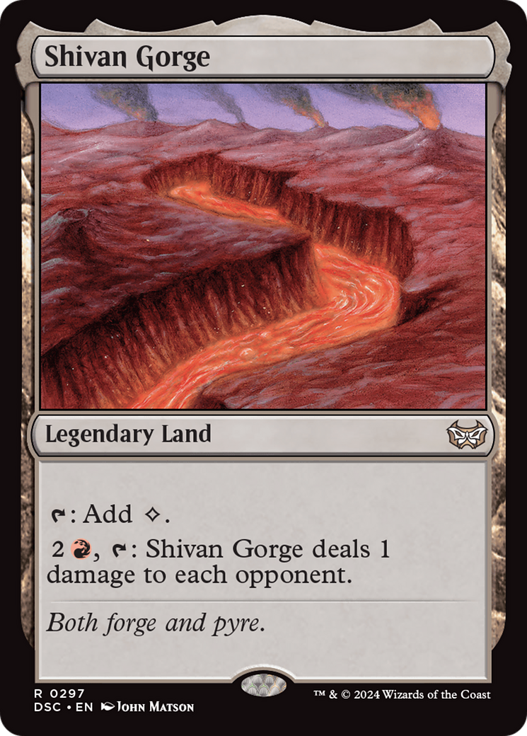 Shivan Gorge [Duskmourn: House of Horror Commander] | Pegasus Games WI