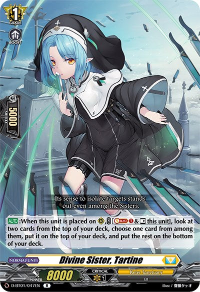 Divine Sister, Tartine (D-BT01/047EN) [Genesis of the Five Greats] | Pegasus Games WI