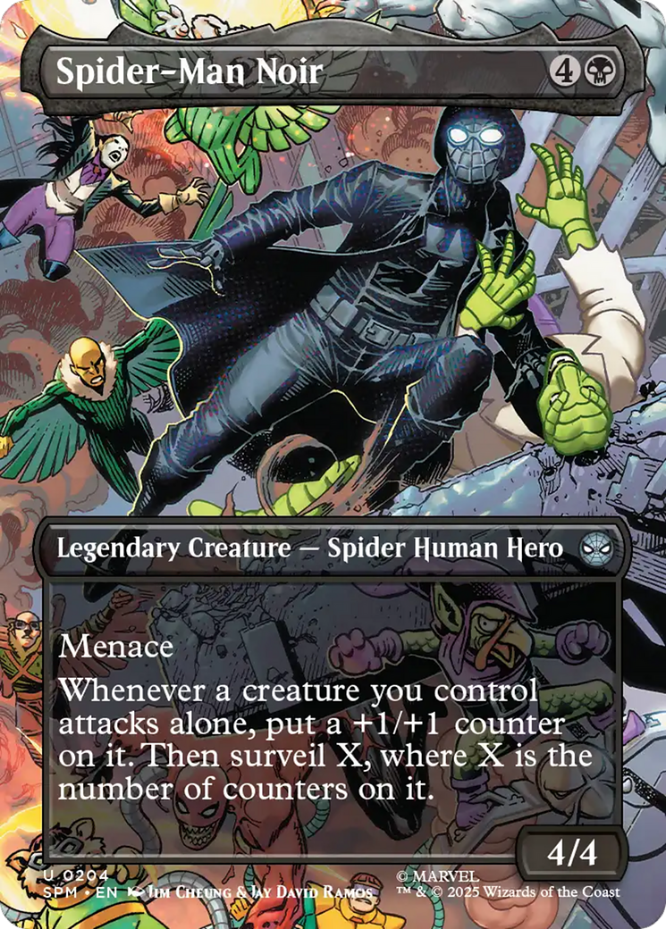 Spider-Man Noir (Borderless) [Marvel's Spider-Man] | Pegasus Games WI