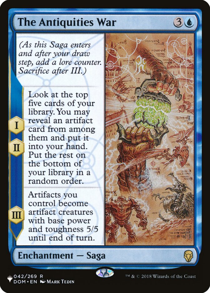 The Antiquities War [The List] | Pegasus Games WI