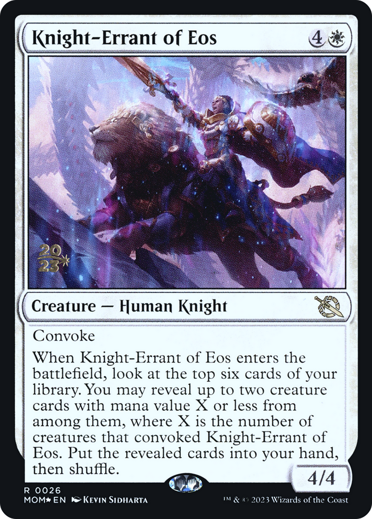 Knight-Errant of Eos [March of the Machine Prerelease Promos] | Pegasus Games WI