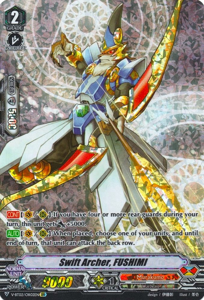 Swift Archer, FUSHIMI (V-BT02/OR02EN) [Strongest! Team AL4] | Pegasus Games WI