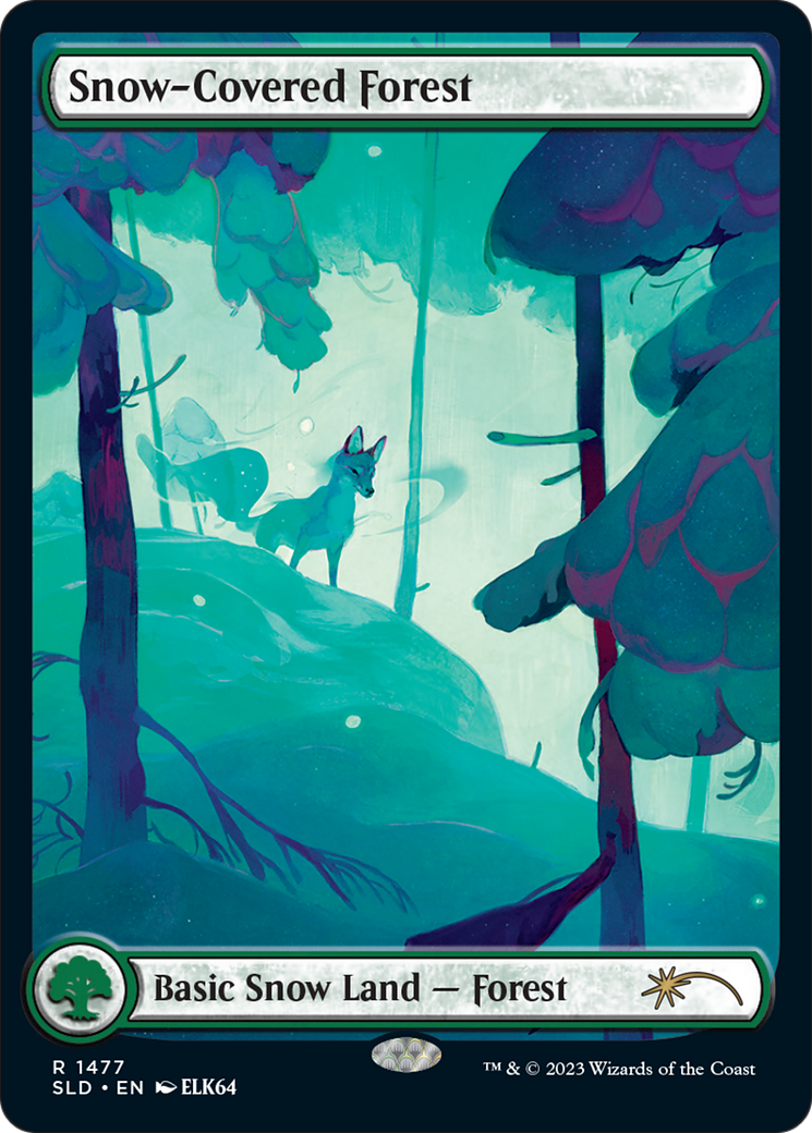 Snow-Covered Forest (1477) [Secret Lair Drop Series] | Pegasus Games WI