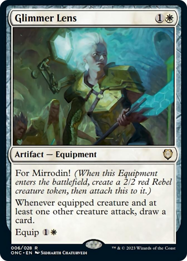 Glimmer Lens [Phyrexia: All Will Be One Commander] | Pegasus Games WI